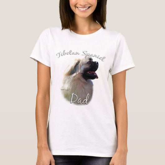 Tibetaanse Spaniël Pa 2 T-shirt (Voorkant)