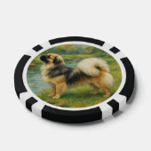 Tibetaanse Spaniel Poker Chips (Enkel)