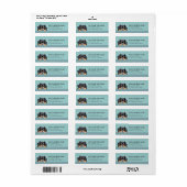 Tibetaanse Spaniel Retouradreslabels Etiket (Full Sheet)