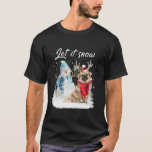 Tibetaanse Spaniel Santa Dog Christmas Snowman Xma T-shirt<br><div class="desc">Tibetaanse Spaniel Kerstman Kerstman Sneeuwman Xmas Pajama</div>