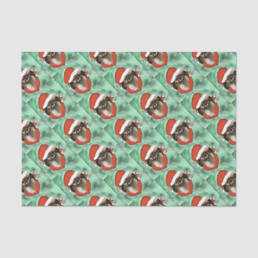 Tibetaanse Spaniel Tissuepapier (Voorkant)
