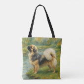 Tibetaanse Spaniel Tote Bag (Achterkant)
