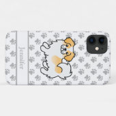Tibetaanse spanielhond met lichtbruine vachtkleur Case-Mate iPhone case (Achterkant (horizontaal))
