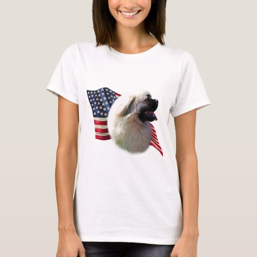 Tibetaanse spaniëlvlag t-shirt (Voorkant)