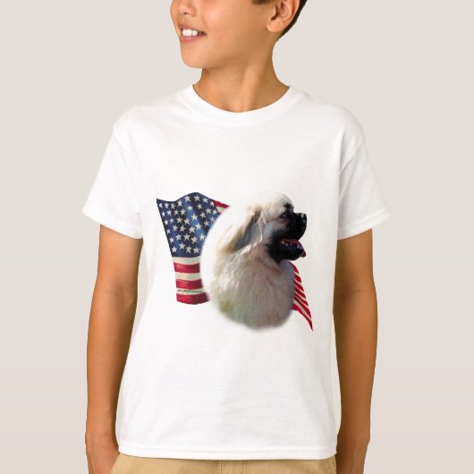 Tibetaanse spaniëlvlag t-shirt (Voorkant)