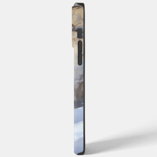 Tibetaanse Spanjaard liet het sneeuwen Kerstmis Case-Mate iPhone Case (Achterkant / Links)