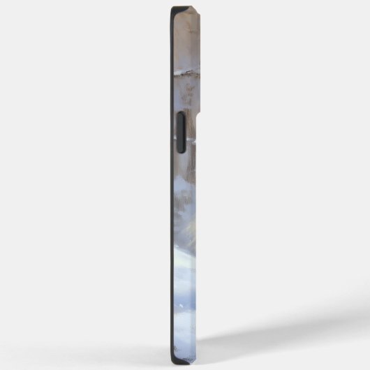 Tibetaanse Spanjaard liet het sneeuwen Kerstmis Case-Mate iPhone Case (Achterkant / Rechts)