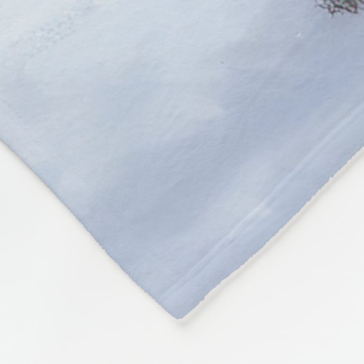 Tibetaanse Spanjaard liet het sneeuwen Kerstmis Fleece Deken (Hoek)