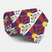 Tibetaanse Stropdassen, mode Tibetaanse vlag, hand Stropdas (Opgerold)