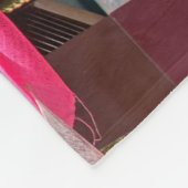 Tibetaanse tempel met gebedvlaggen - Yunnan, China Fleece Deken (Hoek)