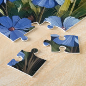 Tibetaanse Terrier Bergtuin Kunst Legpuzzel (Zijkant)