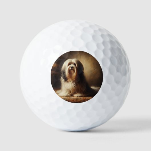 Tibetaanse Terriër Golfballen (Voorkant)