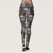 Tibetaanse Terrier Halloween Spoken Leggings (Achterkant)