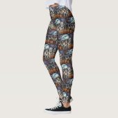 Tibetaanse Terrier Halloween Spoken Leggings (Links)