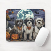 Tibetaanse Terrier Halloween Spoken Muismat (Met muis)