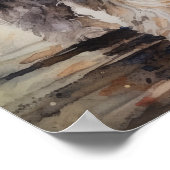 Tibetaanse Terriër Hond Art Print Poster (Hoek)