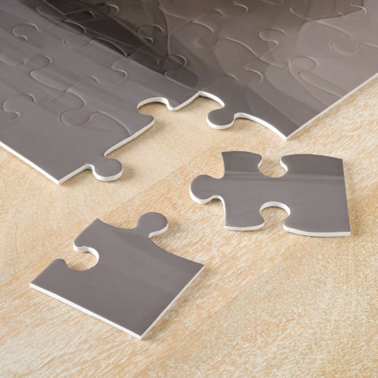 Tibetaanse Terriër Hond in Sneeuw Kerstmis Legpuzzel (Zijkant)