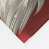 Tibetaanse Terriër Hond Kerstfeest Fleece Deken (Hoek)