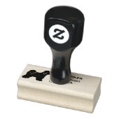 Tibetaanse Terriër Hond Silhouet Retouradres Rubberstempel (Stempel)