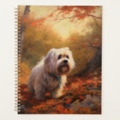 Tibetaanse Terriër in de herfst laat Herfst inspir Planner (Voorkant)