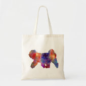 Tibetaanse Terrier in waterverf Tote Bag (Voorkant)
