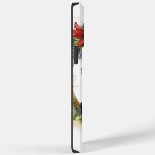 Tibetaanse Terriër Kerstkrans Feestelijke Pup Case-Mate iPhone Case (Achterkant / Rechts)