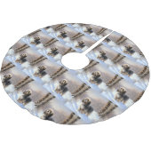 Tibetaanse terriër liet het sneeuwen Kerstmis Kerstboom Rok (Gekanteld)