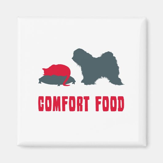 Tibetaanse Terrier Magneet (Voorkant)