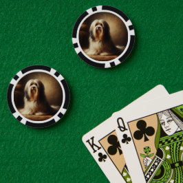 Tibetaanse Terriër Poker Chips