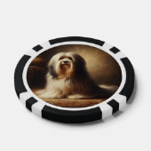 Tibetaanse Terriër Poker Chips (Enkel)