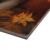 Tibetaanse Terriër Puppy Herfst Delight Pompoen Snijplank (Hoek)