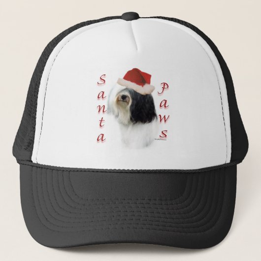 Tibetaanse Terriër Santa Paws Trucker Pet (Voorkant)