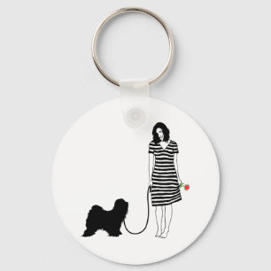 Tibetaanse Terrier Sleutelhanger