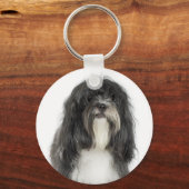 Tibetaanse Terrier Sleutelhanger (Voorkant)