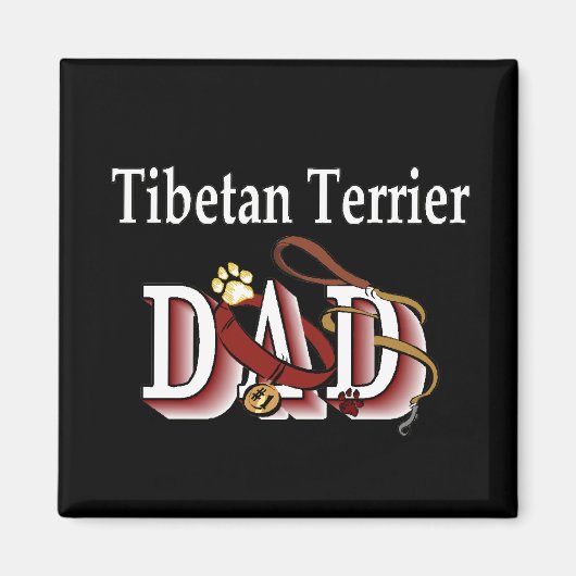 Tibetaanse terriër vader Magnet (Voorkant)