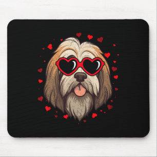 Tibetaanse Terrier Valentijnshart Schattige Honden Muismat