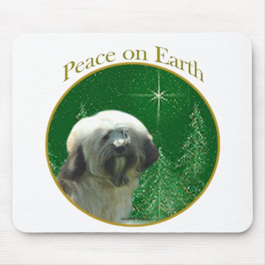 Tibetaanse Terriër Vrede Muismat (Voorkant)