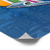 Tibetaanse Thangka - Wrathful Godheid Hayagriva Poster (Hoek)