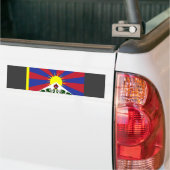 Tibetaanse vlag bumpersticker (Op Truck)