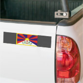 Tibetaanse vlag bumpersticker (Op Truck)