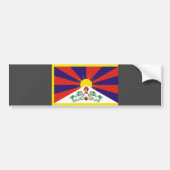 Tibetaanse vlag bumpersticker (Voorkant)