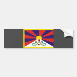 Tibetaanse vlag bumpersticker