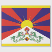 Tibetaanse vlag cadeaupapier (Vlak)