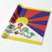 Tibetaanse vlag cadeaupapier (Uitgerold)