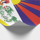 Tibetaanse vlag cadeaupapier (Hoek)