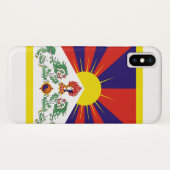Tibetaanse vlag Case-Mate iPhone case (Achterkant (horizontaal))