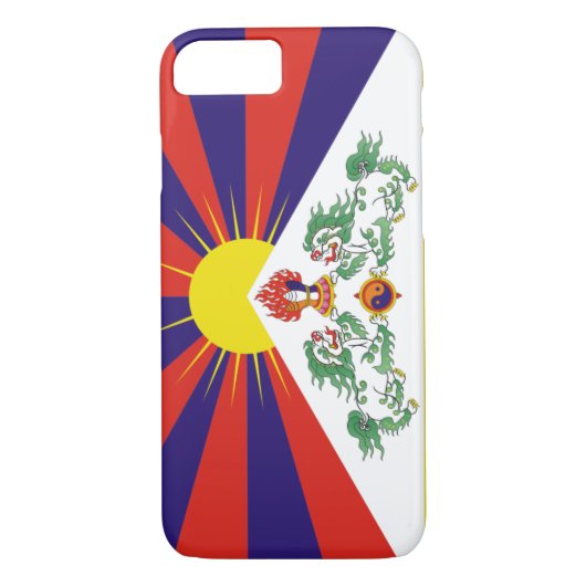 Tibetaanse vlag Case-Mate iPhone case (Achterkant)