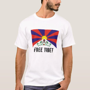 Tibetaanse vlag, GRATIS T-shirt met T-shirt