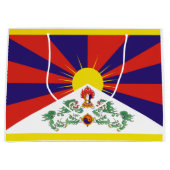 Tibetaanse vlag groot cadeauzakje (Voorkant)