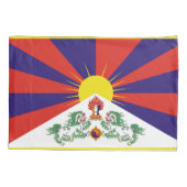 Tibetaanse vlag kussensloop (Achterkant)